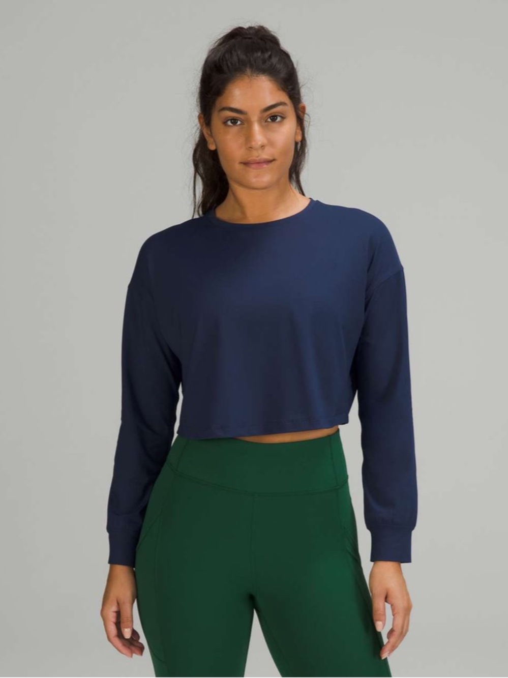lululemon Muscle Love Long Sleeve Shirt Long Sleeve Shirt in Blue